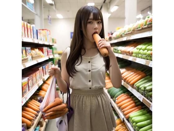 【動画】変態美女！買い物中にオナニーしているの！？  エロ画像734479