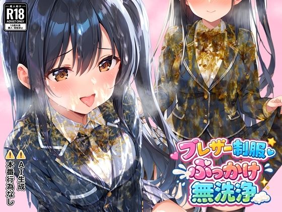 ブレザー制服ぶっかけ無洗浄  エロ画像740430