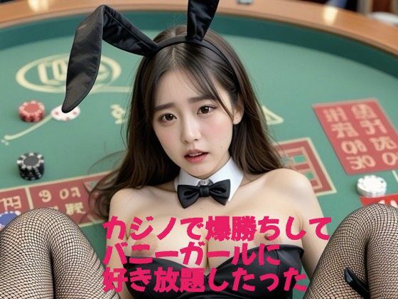 カジノで爆勝ちしてバニーガールに好き放題したった  エロ画像743521
