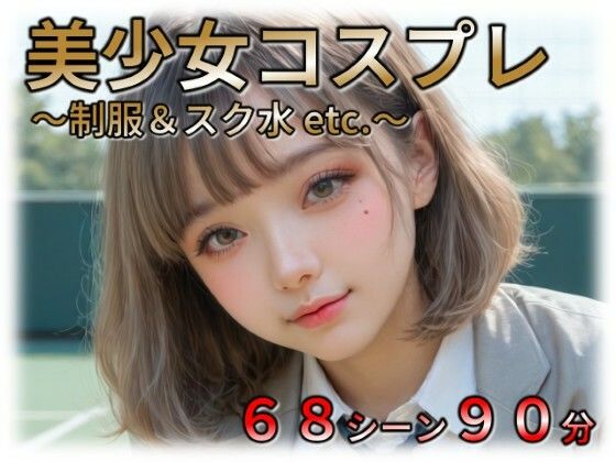 美少女JKコスプレ 〜制服＆スクール水 etc.〜  エロ画像745372