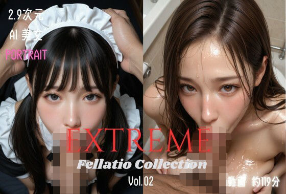 2.9次元AI美女 PORTRAIT EXTREME Fellatio Collection VOL.02 AI SEX 動画集  エロ画像748140