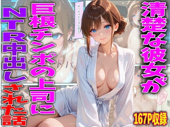 清楚な彼女が巨根チンポの上司にNTR中出しされた話  エロ画像748313