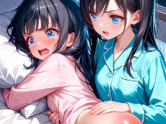 姉/妹（オリジナルキャラクター）お尻叩きイラスト集  エロ画像749141