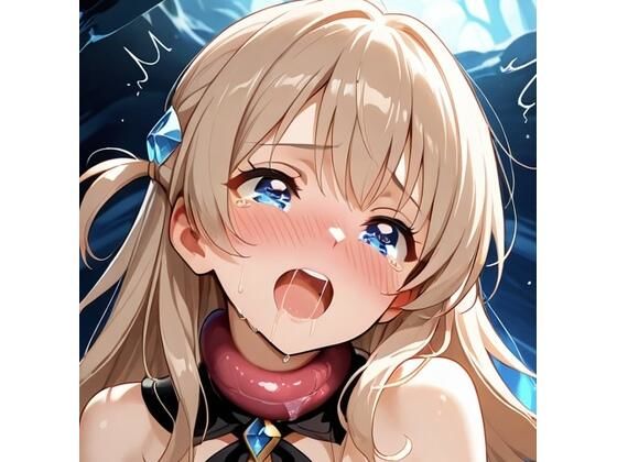 守る力を失い、抵抗できず締め落とされる茶髪ヒーラー 絡みつく触手の支配 編  エロ画像751976