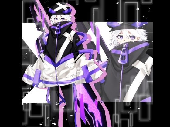 立ち絵素材  サイバーパンク風の少年  エロ画像757684