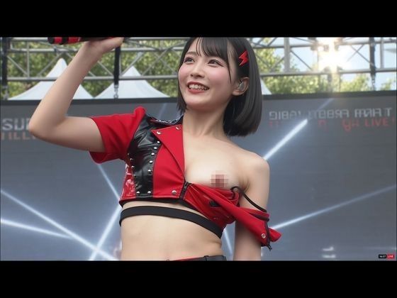 【78人】一眼レフ高速連写が捉えた 野外ライブでのアイドル本気ポロリ78連発【完全版】  エロ画像758630