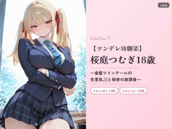 桜庭つむぎ18歳〜金髪ツインテールの生意気JKと秘密の放課後〜  エロ画像760458