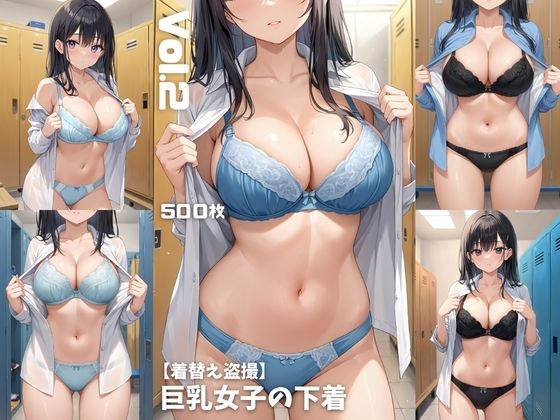 【着替え盗撮】巨乳女子の下着 Vol.2【500枚】  エロ画像763098