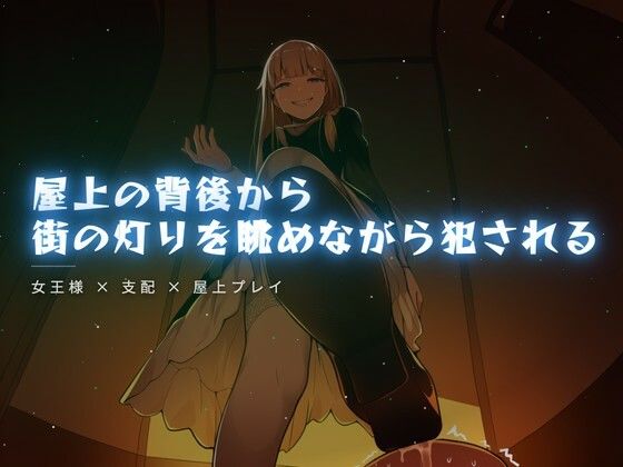屋上の背後から街の灯りを眺めながら犯●れる  エロ画像764645