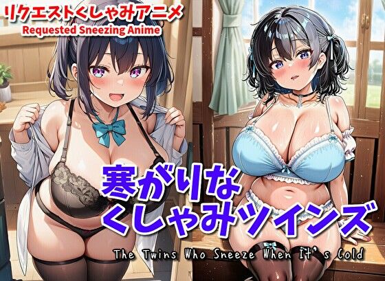 【自信作！】寒がりなくしゃみツインズ（MP4アニメ）/ The Twins Who Sneeze When It’s Cold （MP4 Anime）  エロ画像767105
