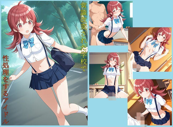 常識改変された学校で性処理をするアイドル 小〇果穂編  エロ画像771076