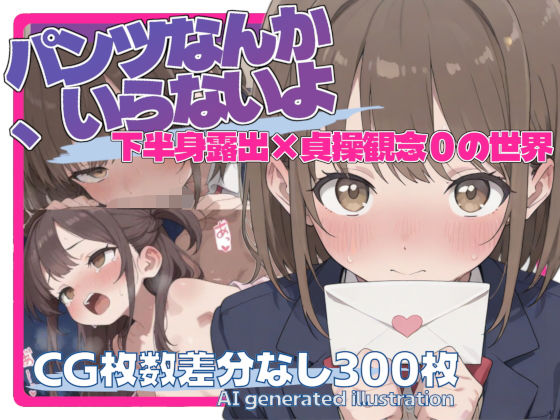 パンツなんか、いらないよ【下半身露出・貞操観念ゼロ】  エロ画像771315
