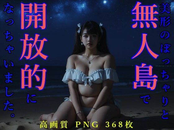 美形ぽっちゃりと無人島で開放的になっちゃいました  エロ画像776951