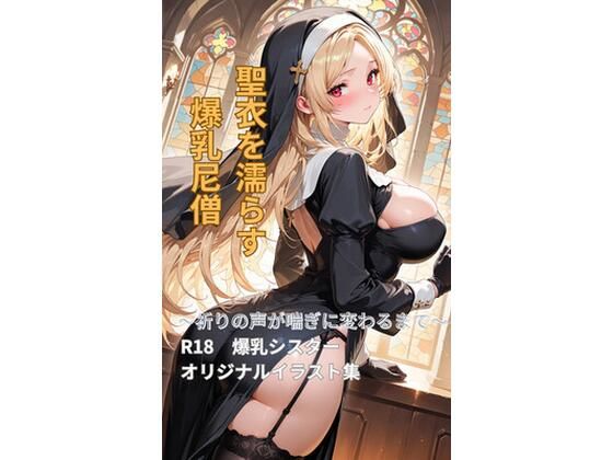 【創作】聖衣を濡らす爆乳尼僧  エロ画像780082