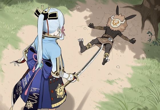 ヒルチャールと神里綾華が仲良くなる話  エロ画像780221