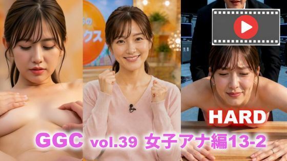 【AI動画】GGC vol.39 女子アナ編13-2 【HARD版】【脱衣・本番・顔射】  エロ画像780547