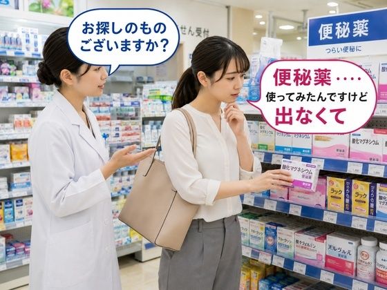 薬局で便秘相談したら浣腸をオススメされてしまう女子 4  エロ画像783121