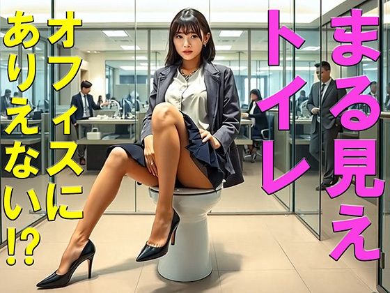 妄想24 オフィスのガラス張りまる見えトイレでOLおしっこ AI生成動画  エロ画像783188