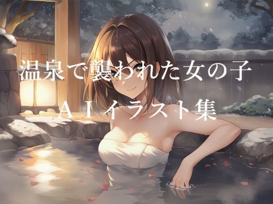 温泉で襲われた女の子AIイラスト集  エロ画像783248