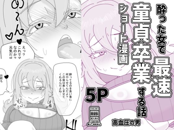 酔った女で最速童貞卒業する話  エロ画像783284