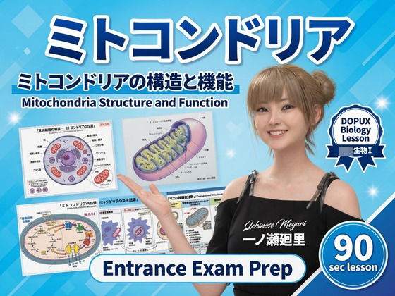 【▲20】一ノ瀬廻里 大学に進学し強豪予備校『DOPUX（ドピュックス』で生物I，IIを教える名物講師に！（Vol.001:ミトコンドリア）  エロ画像783444
