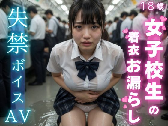 【 AI 動画 】 女子校生の失禁、着衣お漏らしボイスAV。  エロ画像783809