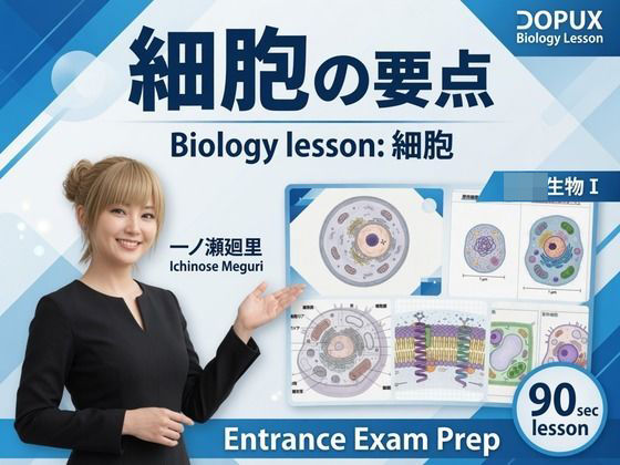 【▲20】一ノ瀬廻里 大学に進学し強豪予備校『DOPUX（ドピュックス』で生物I，IIを教える名物講師に！（Vol.002:細胞）  エロ画像783852
