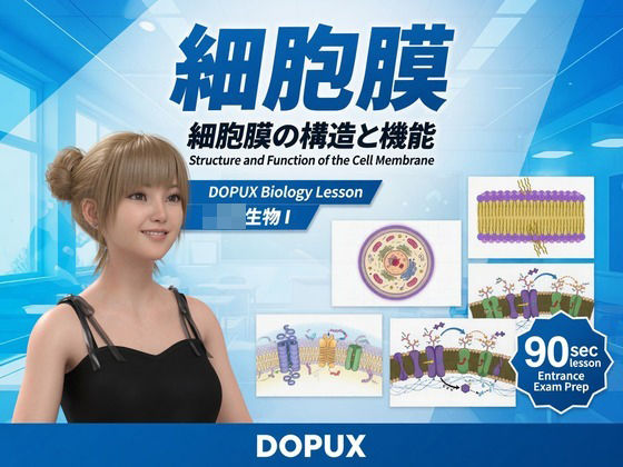 【▲20】一ノ瀬廻里 大学に進学し強豪予備校『DOPUX（ドピュックス』で生物I，IIを教える名物講師に！（Vol.003:細胞膜）  エロ画像784296