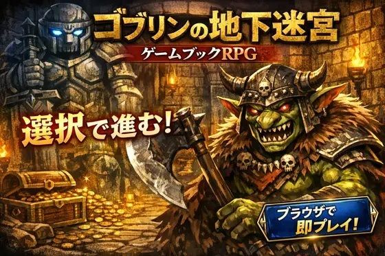 ゴブリンの地下迷宮 〜ブラウザで遊ぶ本格ゲームブックRPG〜  エロ画像784941