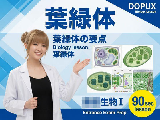 【▲20】一ノ瀬廻里 大学に進学し強豪予備校『DOPUX（ドピュックス』で生物I，IIを教える名物講師に！（Vol.005:葉緑体）  エロ画像785047