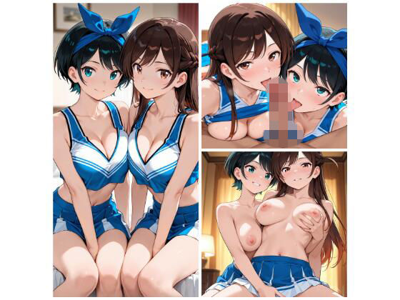 水原〇鶴と更科〇夏とえっち  エロ画像785726