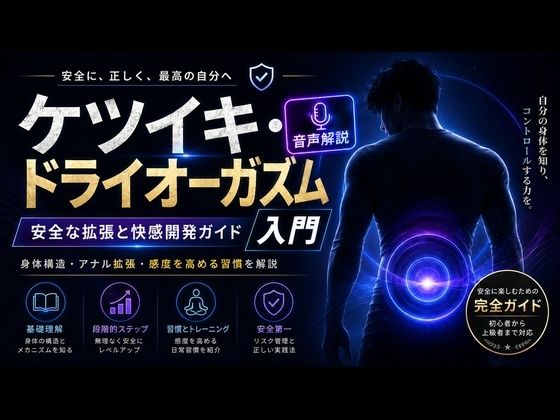音声解説  射精を超える快楽「メスイキ」  達成にはアナル拡張が必須でありすべてのメスイキの始まりである  エロ画像786329
