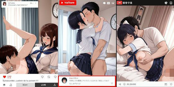 制服露出症候群  エロ画像786993