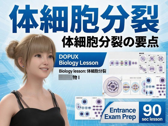 【▲20】一ノ瀬廻里 大学に進学し強豪予備校『DOPUX（ドピュックス』で生物I，IIを教える名物講師に！（Vol.009:体細胞分裂）  エロ画像787222