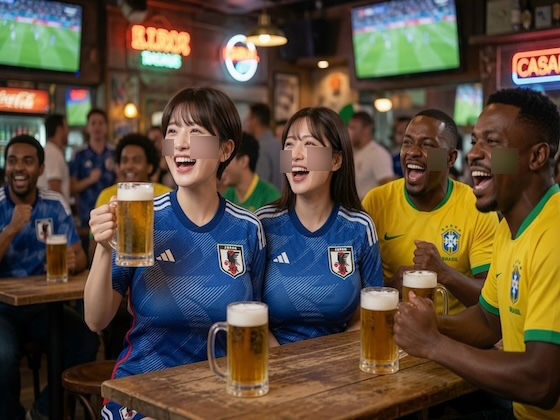 フルタイムの情熱 バーからベッドへ、日伯の甘く淫らな夜  エロ画像787546