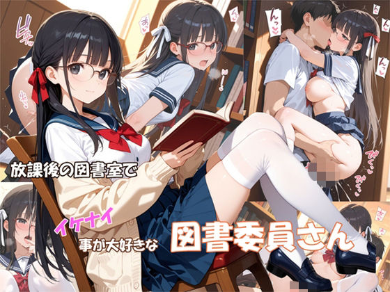 放課後の図書室でイケナイ事が大好きな図書委員さん  エロ画像789607
