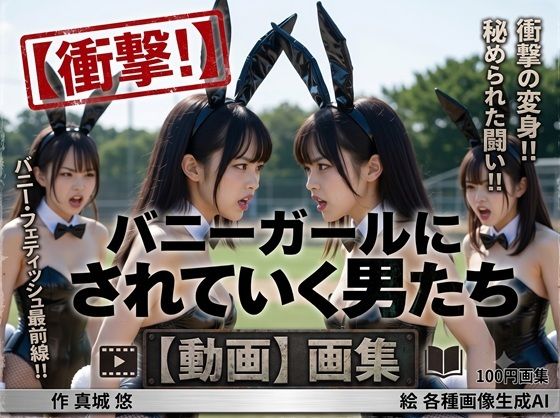 【衝撃！】バニーガールにされていく男たち  画集  エロ画像789740