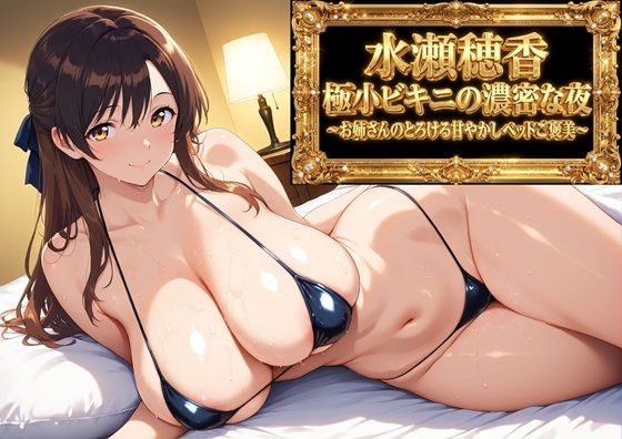 【フルボイスアニメ9分】水瀬穂香 極小ビキニがはだける濃密な夜 〜お姉さんのとろける甘やかしベッドご褒美〜  エロ画像790636