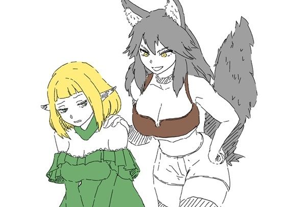 狼耳剣士と僕っ子エルフが、 淫魔の呪いでエッチなトラブルにぐずぐずに巻き込まれる話  エロ画像791064