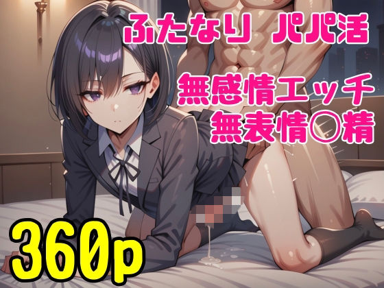 ふたなりJKがパパ活でおじと無表情エッチ  エロ画像791176