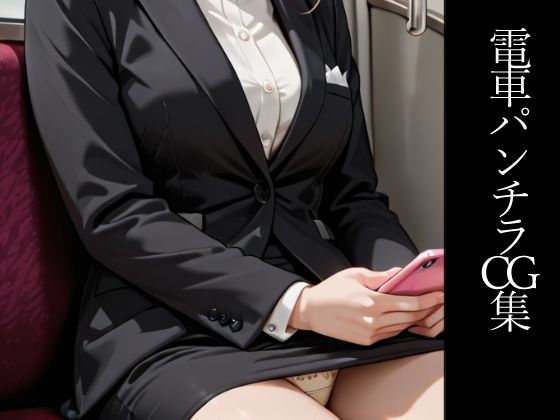 電車対面パンチラCG集  エロ画像791859
