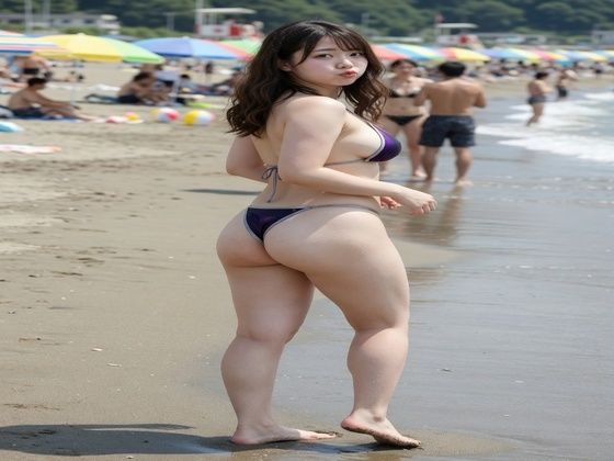素人撮影 海で歩く女の子達 part1  エロ画像792596