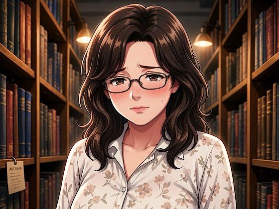 【官能小説】図書館のぽっちゃり司書さん  第一話  閉架書庫の密室で、生真面目な司書が…  エロ画像793022