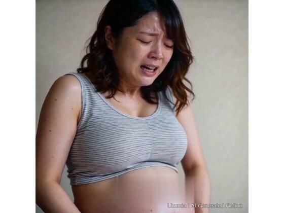 【AI生成】ぽっちゃり妻の難産 ロング版（約2分37秒）  エロ画像793117