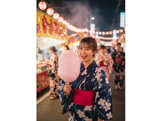 「あなたと歩く夏祭り 〜浴衣のまゆと夜風の誘惑〜【完全版20枚】」  エロ画像793123