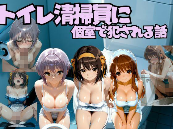 トイレ清掃員に個室で犯●れる話  涼◯ハルヒの憂鬱編  エロ画像794416
