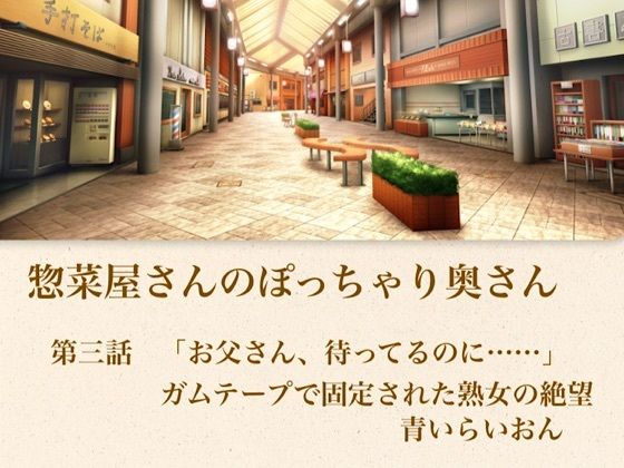 【官能小説】惣菜屋さんのぽっちゃり奥さん  第三話  「お父さん、待ってるのに……」ガムテープで固定された熟女の絶望  エロ画像795065