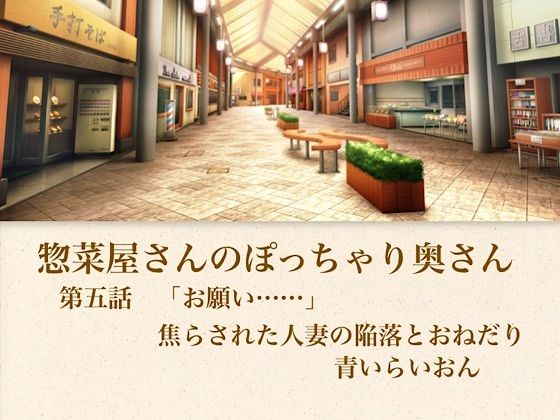 【官能小説】惣菜屋さんのぽっちゃり奥さん  第五話  「お願い……」焦らされた人妻の陥落とおねだり  エロ画像795650