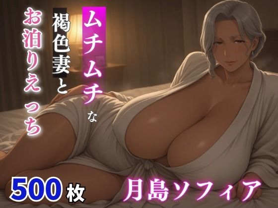 月島ソフィア  ムチムチな褐色妻とお泊まりえっち 3  エロ画像796106