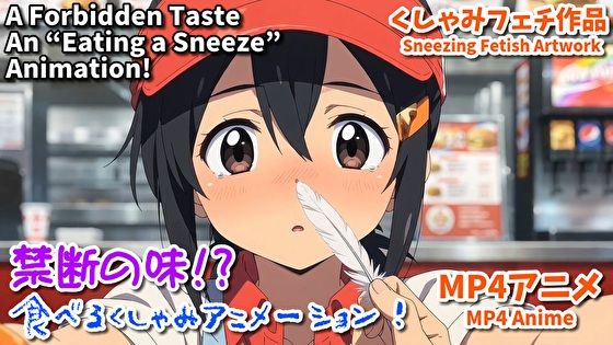 禁断の味？ 食べるくしゃみアニメーション！/ A Forbidden Taste？ An ‘Eating a Sneeze’ Animation！  エロ画像796637